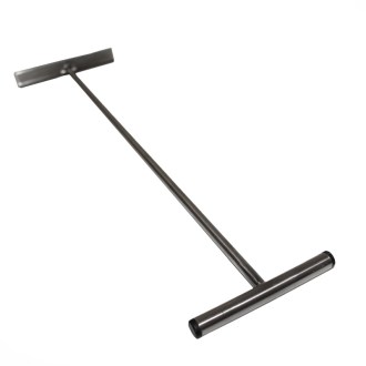 Grattoir en acier inoxydable pour le nettoyage du fond